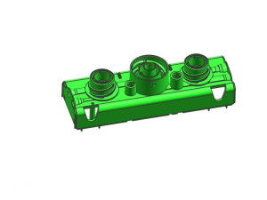 瓶盖产品马达抽螺纹注塑模具